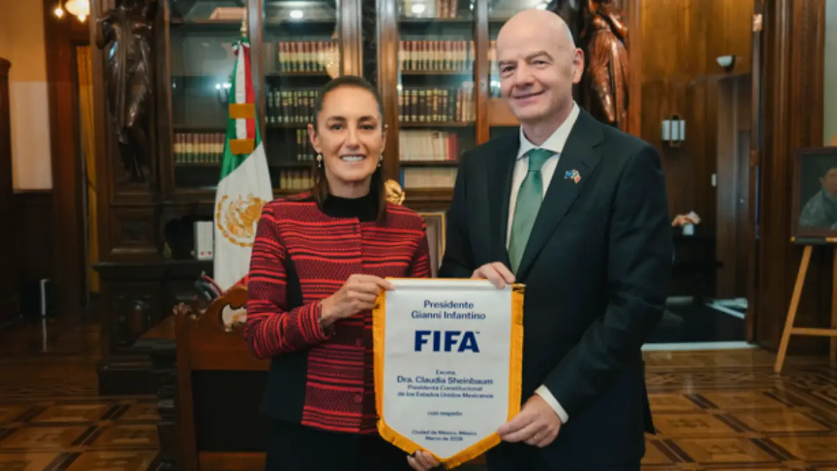 Todo va a salir maravilloso; la inauguración del Mundial será histórica: Presidenta tras reunión con Presidente de la FIFA, Gianni Infantino
