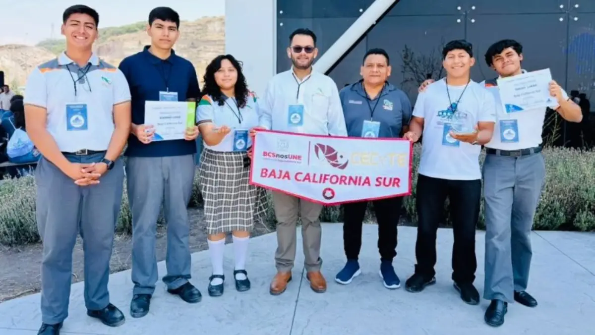BCS: Obtiene CECyTE BCS segundo y tercer lugar nacional en innovación tecnológica