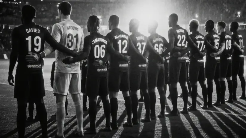 De desplazados a imparables: el Gamechanging Team, capitaneado por Alphonso Davies, inspira a aficionados y personas refugiadas a creer que todo es posible