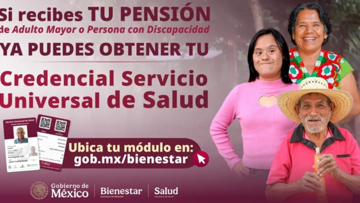 Continúa el registro de Adultos Mayores y Personas con Discapacidad a la credencial del Servicio Universal de Salud en los Módulos Bienestar