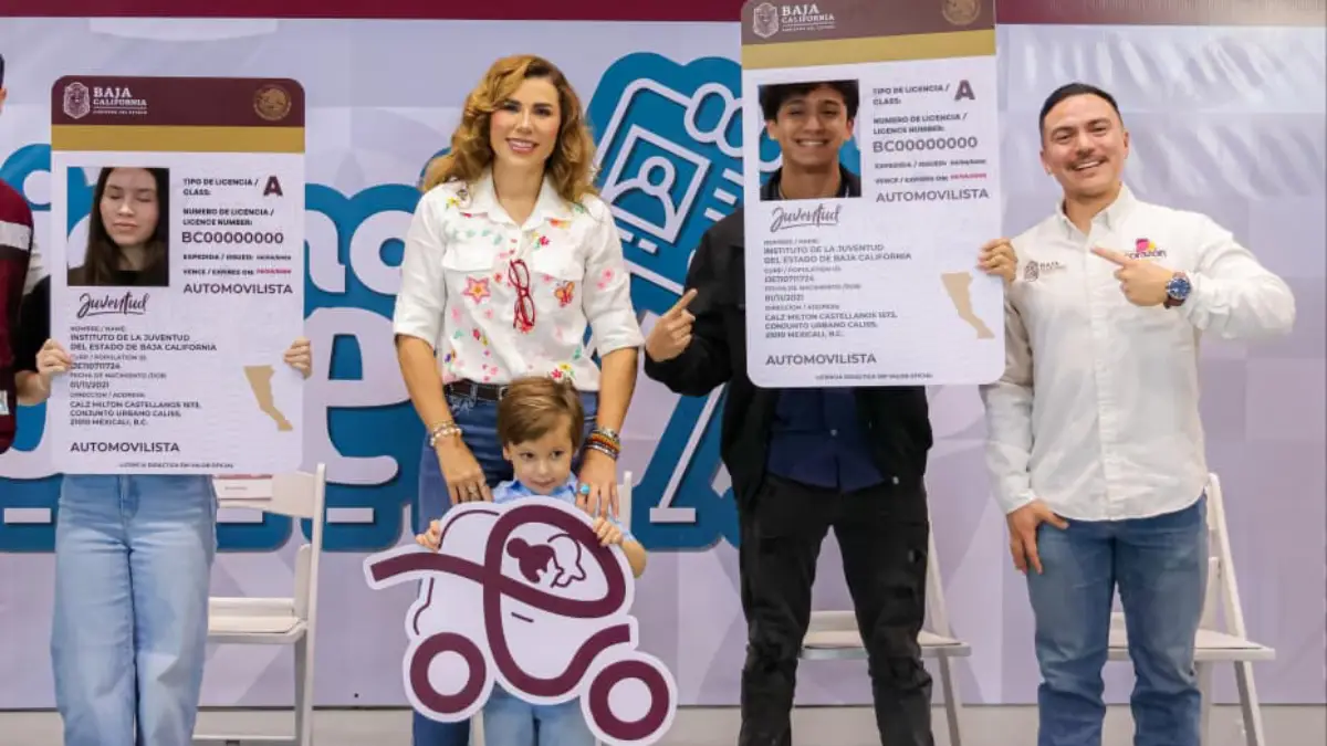 BAJA CALIFORNIA: Facilita gobernadora Marina del Pilar primera licencia de conducir para juventudes con curso gratuito y descuentos de hasta el 100%